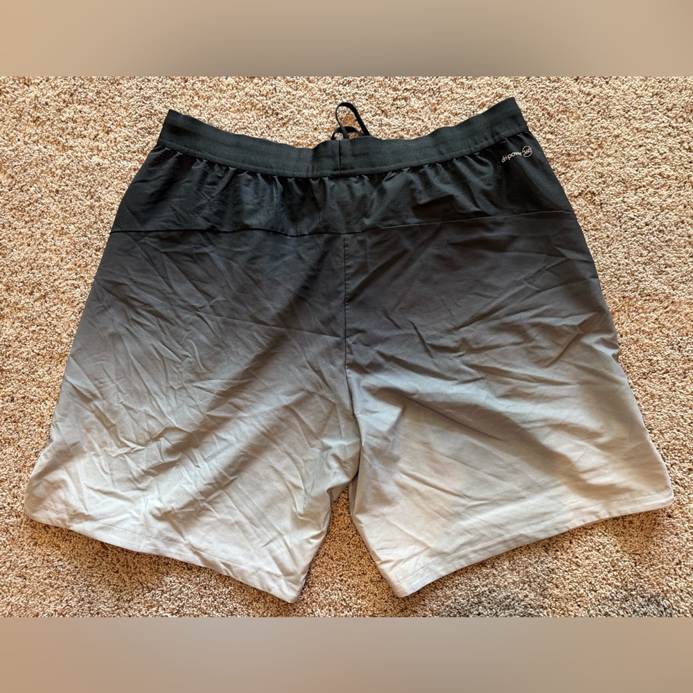 Russell Athletic Black and Gray Athletic Shorts - Picture 2 of 3